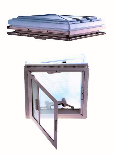 MPK Ersatzhaube Dachluke Dachfenster Dachhaube 40 x 40 cm Modell 42 / 420  Wohnwagen Wohnmobil Caravan
