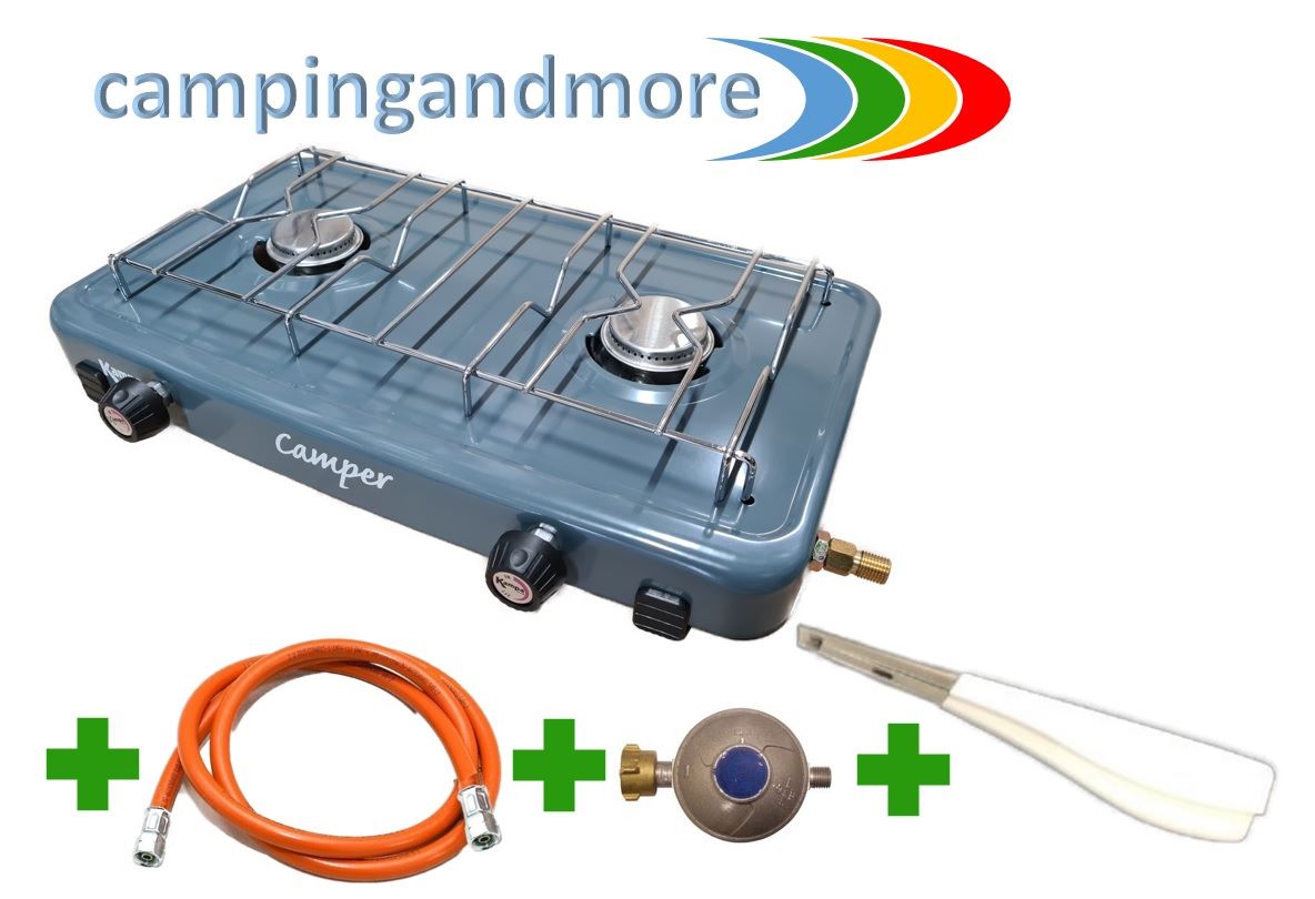 Bus Caravan Camp4 Mary Gaskocher 3-flammig 50mbar für Camping VAN outdoor