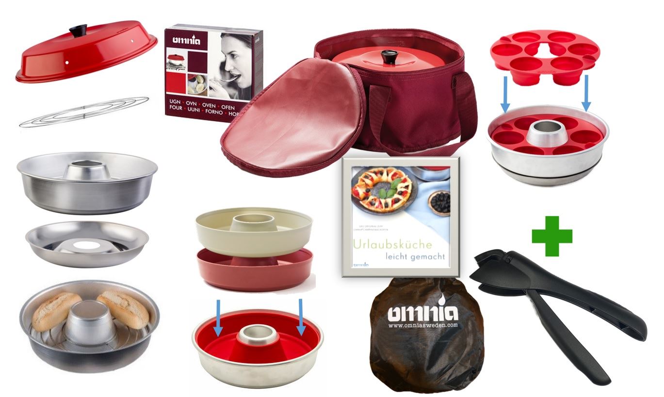 Omnia Backofen Set anthrazit