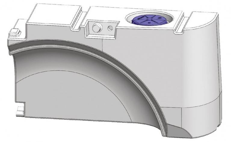 T5/T6 Radkastentank Frischwassertank 65 Ltr