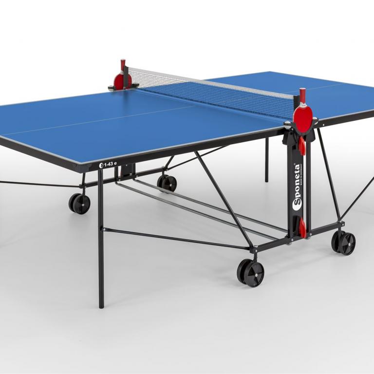 Sponeta Tischtennisplatte blau, wetterfeste Outdoorplatte